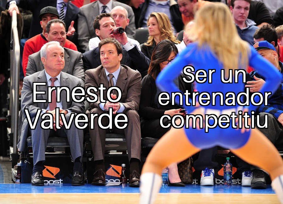 Meme Ernesto Valverde no és un entrenador competent