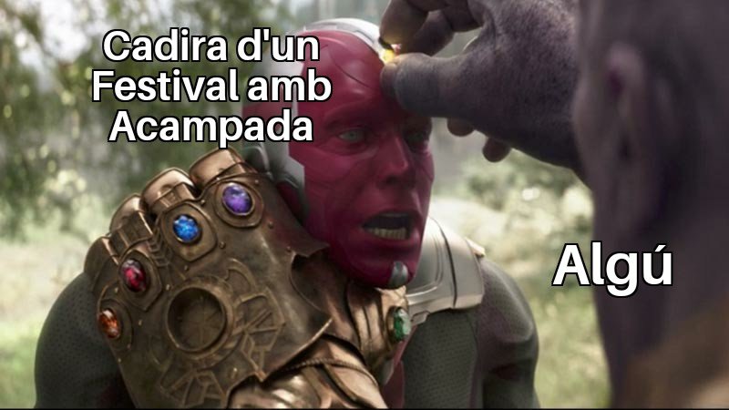 Meme festival amb Acampada