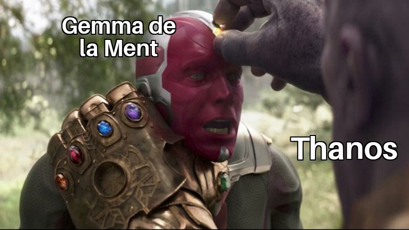 Meme Thanos i la Gemma de la Ment