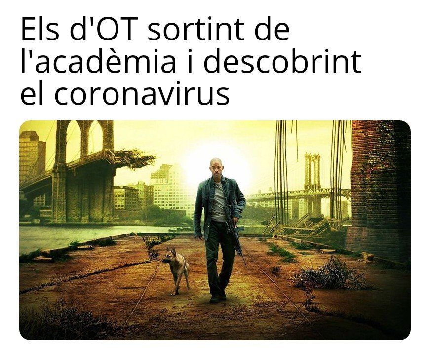 Els de l'acadèmia d'OT desconeixen l'existència del coronavirus