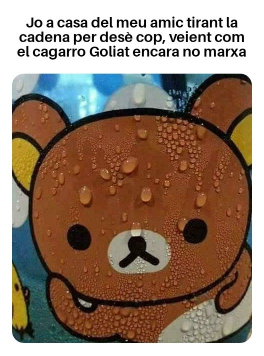 Meme cagarro goliat